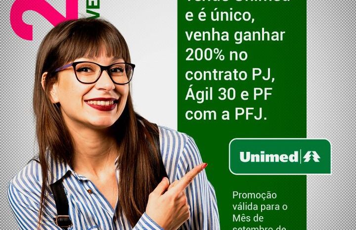  PFJ Corretora de Seguros compartilha mantem a Campanha da Unimed com comissão especial